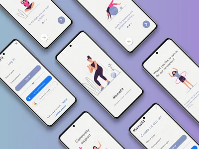 MamaFit - Onboarding ui