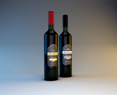 Bottle 3D branding creation design graphic design