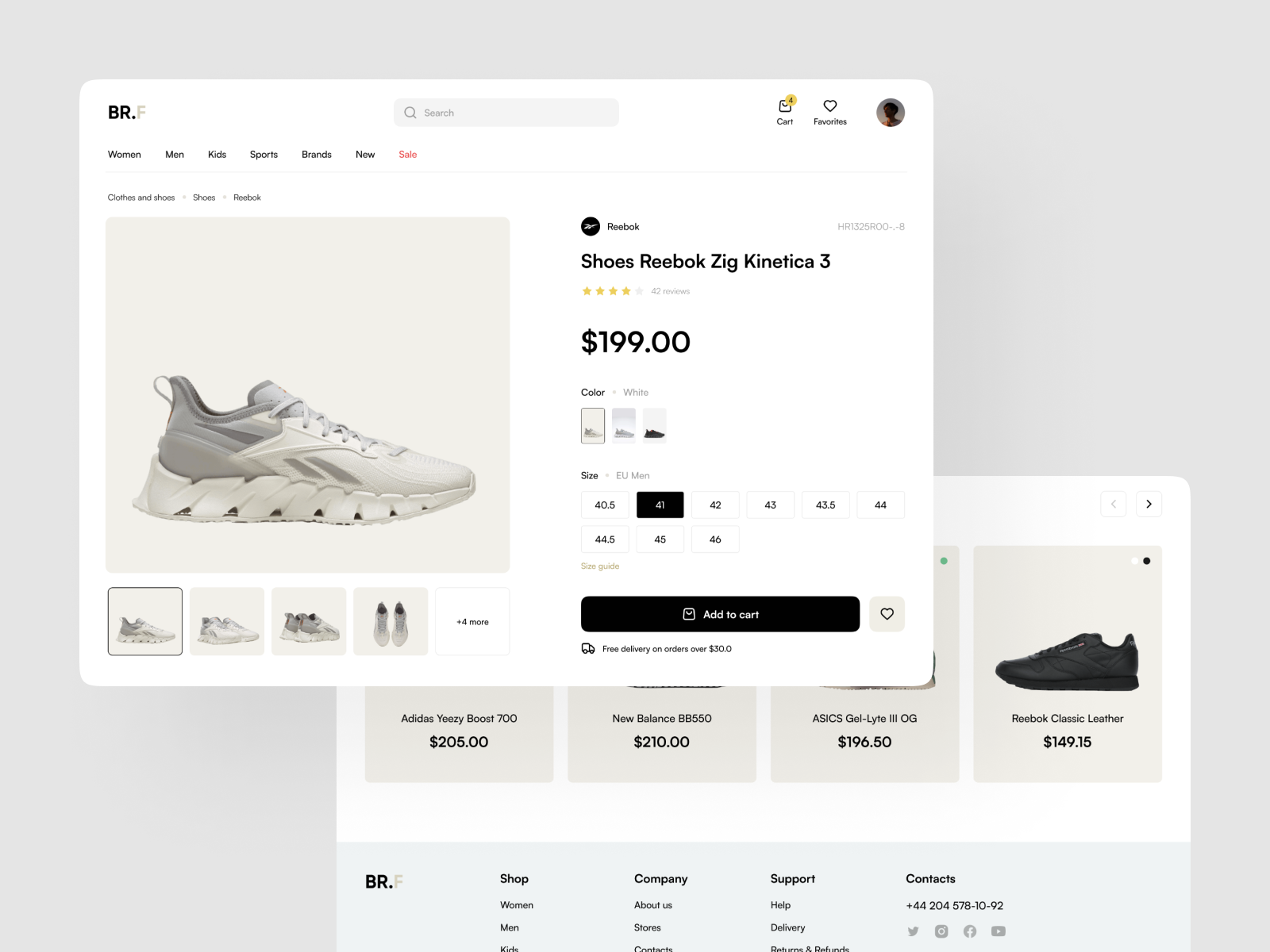 E-commerce Website by Ronas IT | UI/UX Team on Dribbble