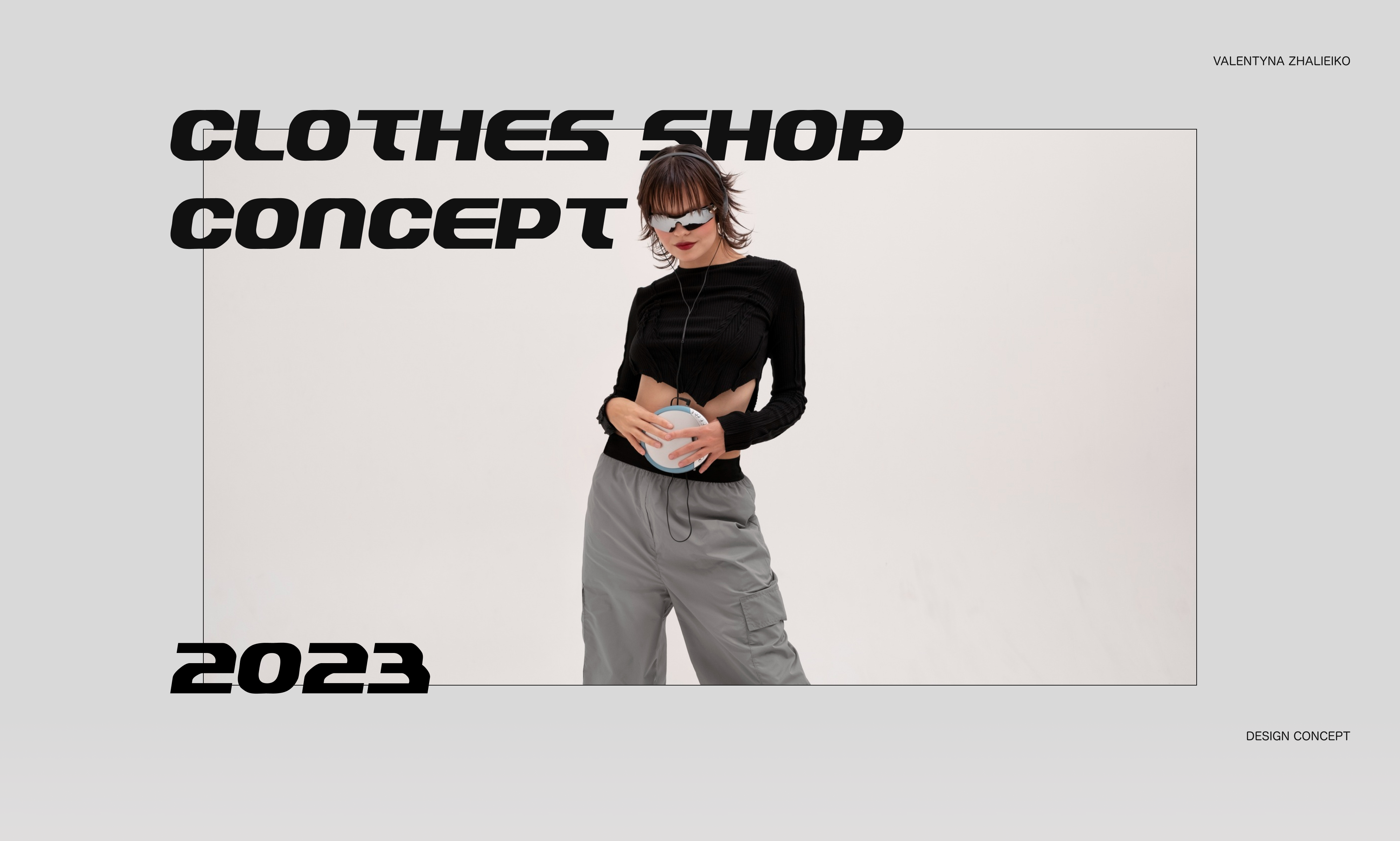 Example of Hero banner UI/UX Web Design 2023