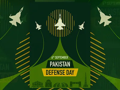 Pakistan Defense Day | Poster Design 6th september air force defense day download free jf17 national paf pakistan pakistan army pakistan day poster design prade royalty stock vector youm e difa