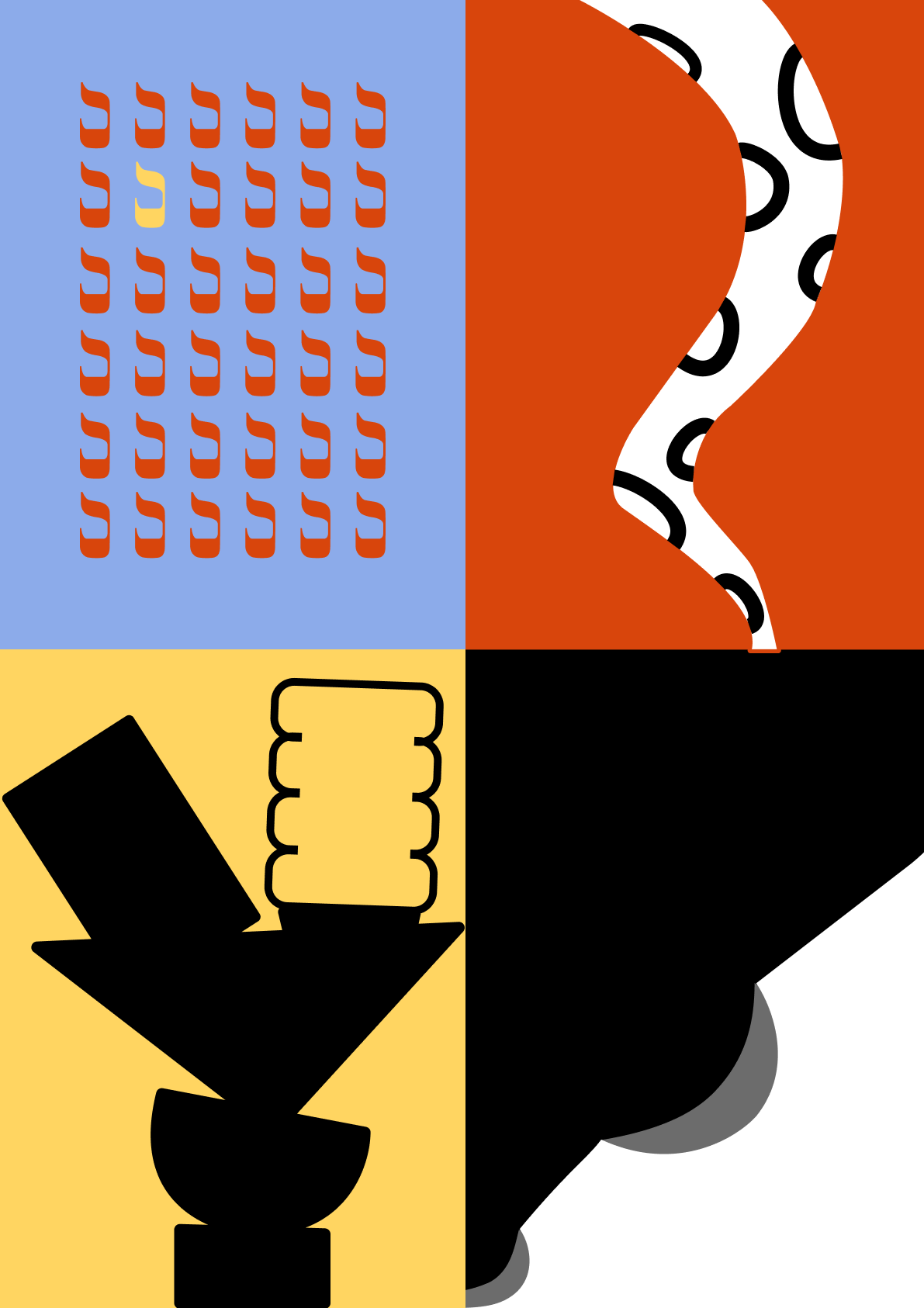 Graphic composition with Georgian letters #3 concept design designconcept geometric composition geometry georgiantypo graphic design graphicsymbols illustration logo symbols typo typography