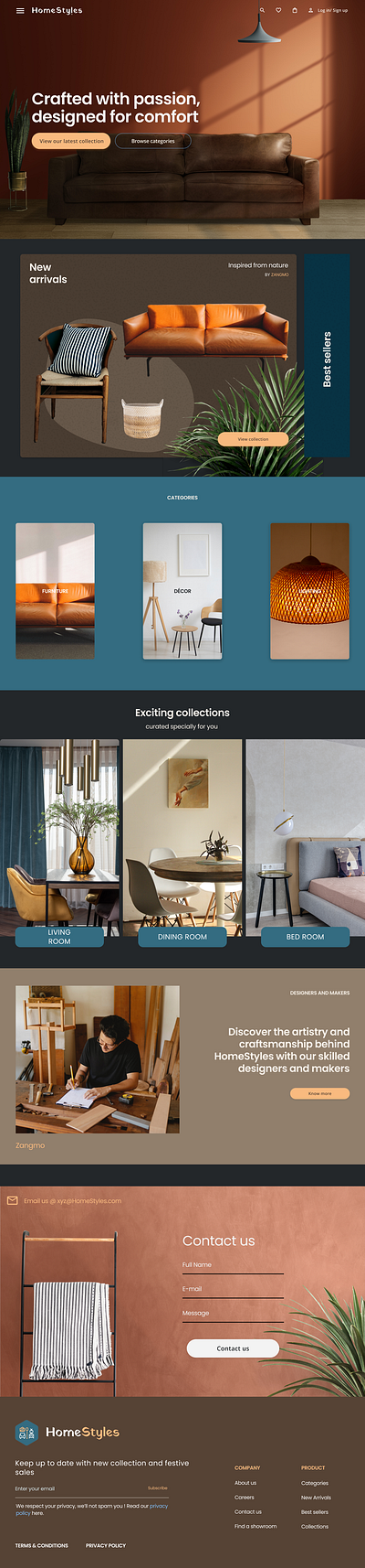 HomeStyles - Business Discovery ui