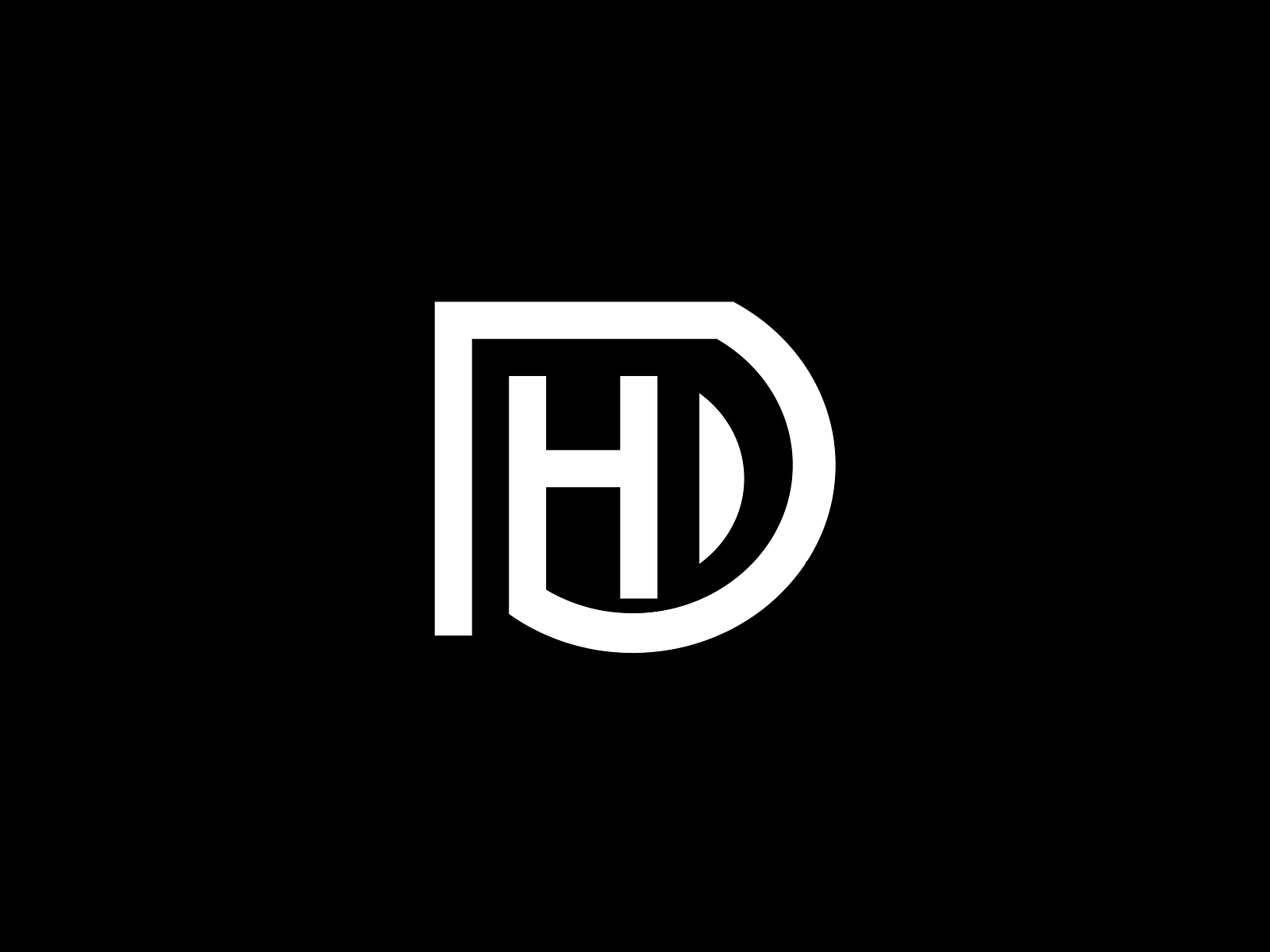 H and D latter Logo by Mr Khalil on Dribbble