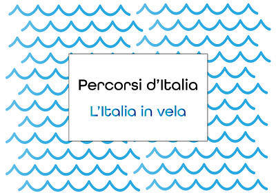 L'italia in vela branding design graphic design illustration logo vector
