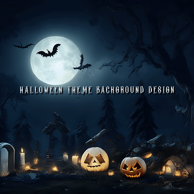 Halloween Theme Background Design 3d adobe illustrator adobe photoshop ai ai art ai character ai design animation branding design frame graphic design halloween halloween art halloween background halloween design illustration logo motion graphics ui