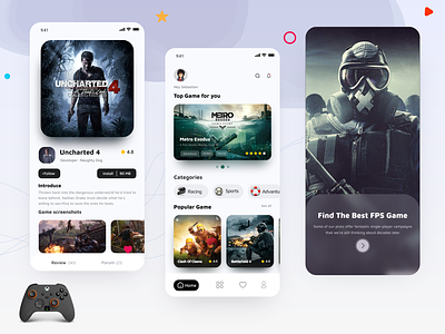 Gamer designs, themes, templates and downloadable graphic elements