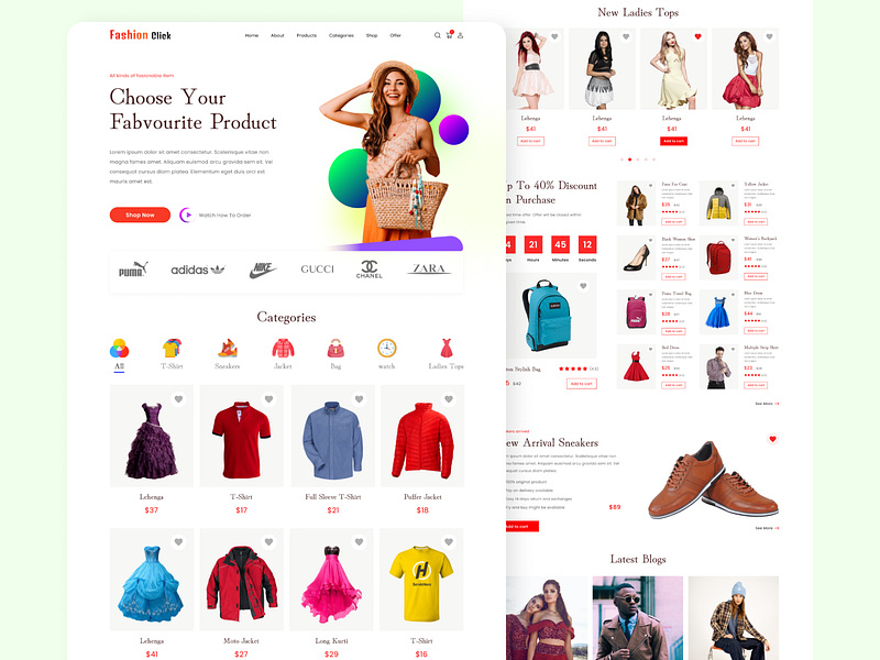 Clothing Website designs, themes, templates and downloadable graphic ...