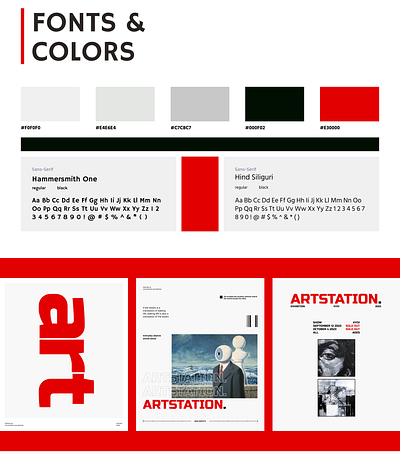 ARTSTATION. | Art News Website | Website Design app art branding design designer figma graphic design illustration logo newspaper poster prototyping ui ui ux uiux ux vector website