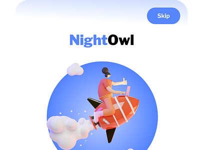 NightOwl Mobile UI Design design graphic design mobile design ui ux
