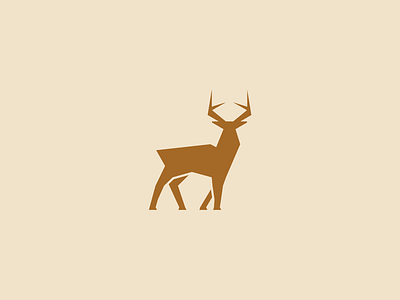 GEOMETRIC DEER LOGO 3d animation brading brand and identity branding design graphic design illustration logo logo a day motion graphics sketch ui