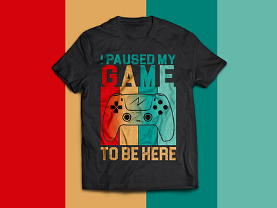 Gaming T-shirt Design adobe app gaming gaming t shirt graphic design illustration typography