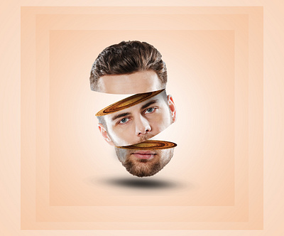 FACE MANIPULATION banner graphic design illustration logo motion graphics photoshop vector