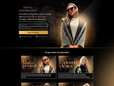 Landing Page-Página de captura adobe branding design digital marketing figma graphic design illustration landing page lançamento mentorship pagina de captura pagina de vendas photoshop site typography ui ux