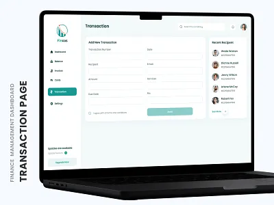 Fincos Finance Dashboard admin admin interface admin panel design admin theme admin ui analytics dashboard dashboard design dashboard ui data finance graphs interface ui ux design user experience