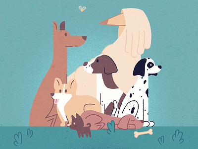 International Dog Day animal animation character corgi design dog doggy graphic design illustration motion graphics pet puppy