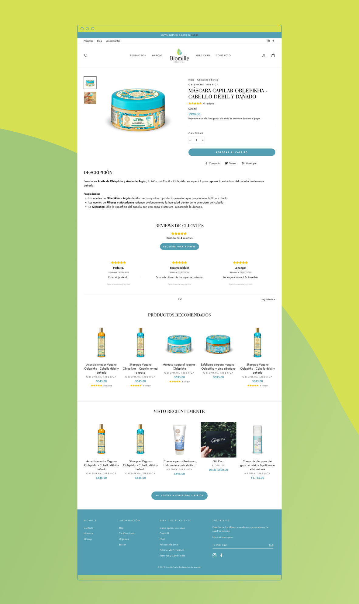 Product page eCommerce UI/UX design beauty products branding clean beauty website ecommerce product page ui design ui ux design ux design web design website