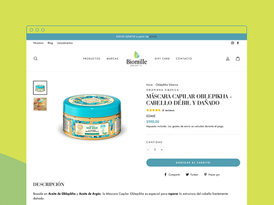 Product page eCommerce UI/UX design beauty products branding clean beauty website ecommerce product page ui design ui ux design ux design web design website