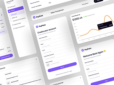 PayPoint - Point Of Sales UI Component analytics dashboard dashboard design dashboard pos management point of purchase point of sales pos dashboard product product design restaurant sales sales dashboard seller selling