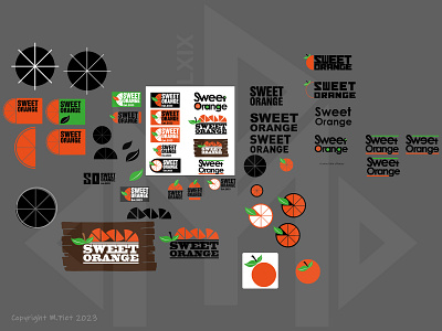 Brand Sweet Orange process branding design graphic design illustration logo typography vector