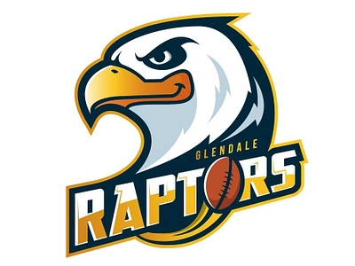 Raptors Mascot Logo active apparel branding design eagle energy falcon gaming grid icon identity instagram logo mascot mascot logo merch pattern poster social ui