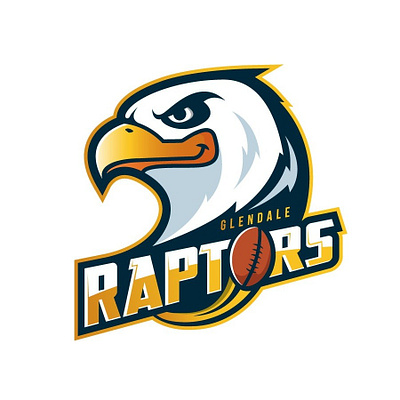 Raptors Mascot Logo active apparel branding design eagle energy falcon gaming grid icon identity instagram logo mascot mascot logo merch pattern poster social ui