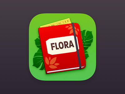 Flora iOS App Icon app icon icon design ios app icon