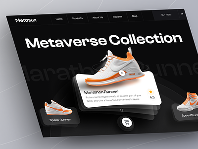 Nike E-commerce Website Concept 3d add to cart concept cool eccomerce landing page marketplace minimal nike product shoe shoes store ui ux website website design