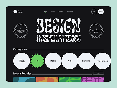 Design Inspiration Website Design brand identity branding design graphic design illustration landing page logo typography ui ux vector web web design website