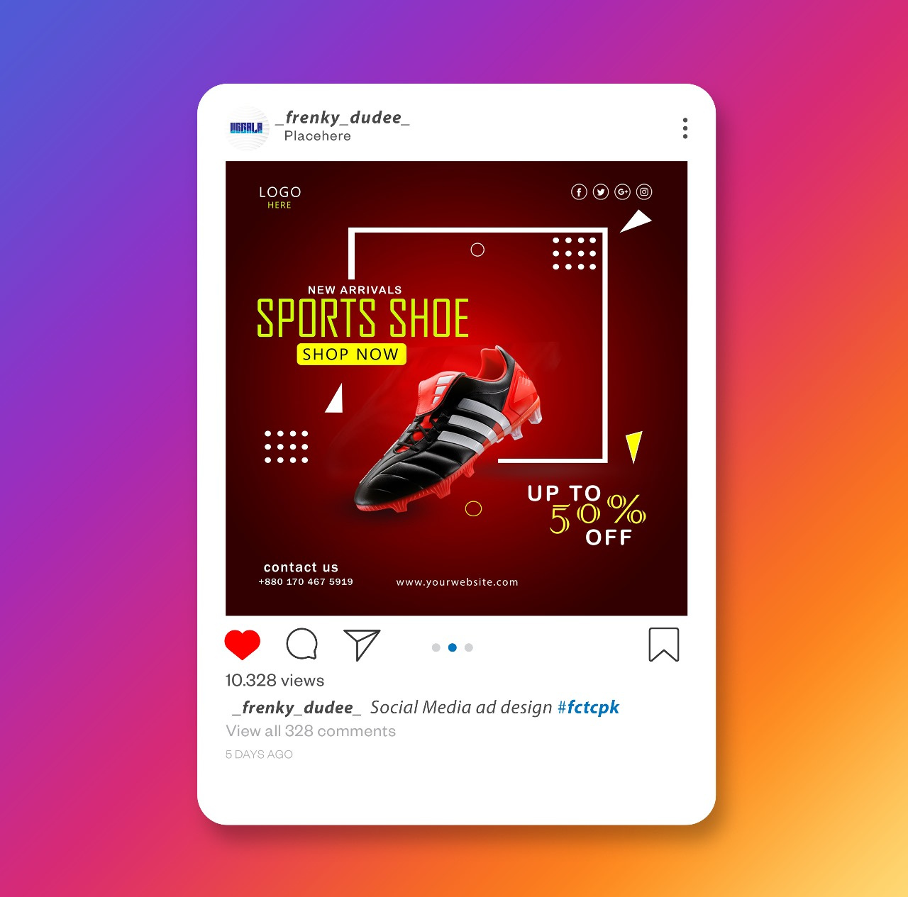 Social Media ad design by Avejeet Kundu Bijoy on Dribbble