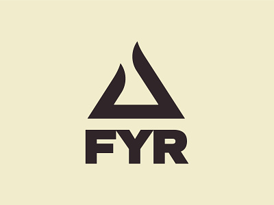FYR Logo bbq branding design fire grilling logo