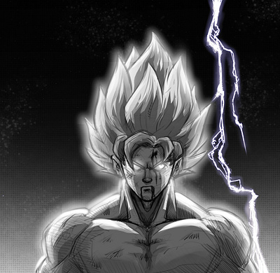 MDesign - Digital Artwork - Dragon Ball - Goku Super Saiyan