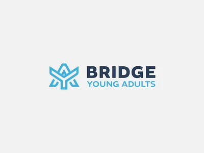Bridge Young Adults branding church logo graphic artist graphic design logo logo design vector youth logo
