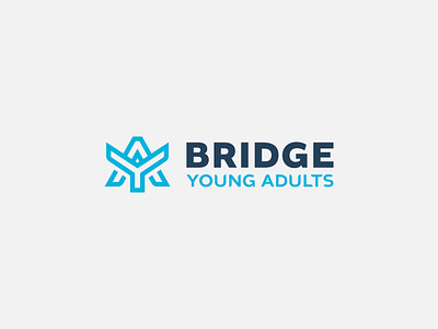 Bridge Young Adults branding church logo graphic artist graphic design logo logo design vector youth logo