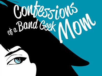 Confessions of a Band Geek Mom Book Cover book cover design book design cover art graphic artist illustration paperback small business