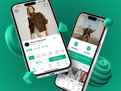 LovetheSales.com - E-commerce Full Brand Redesign app appdesign ecommerce interface mockup redesign ui