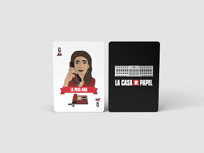 La Casa de Papel | Money Heist Cards deck of cards graphic design illustration la casa de papel money heist netflix original playing cards print design