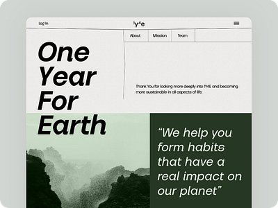 1y4e Website ui
