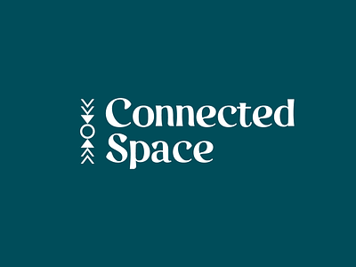 Connected Space Logo brand branding counseling logo vector