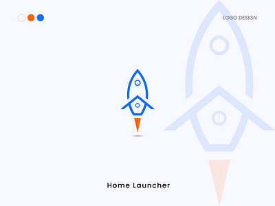 Rocket + Home logo design । Minimalist design ai logo design best logo design branding creative logo design dribbbledesign home illustrative logo logo design and branding logo idea logo inspiration mascot logo minimalist creative logo design minimalist logo negative space rocket rocket home rocket home logo design typography logo