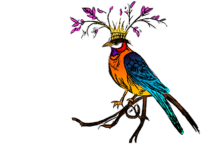 Ilustração: O sonho do Rei e o Lenhador | Uninter design graphic design illustration