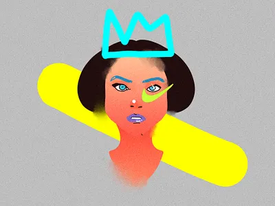 just do it art crown do family hair illustration king light nike princess queen