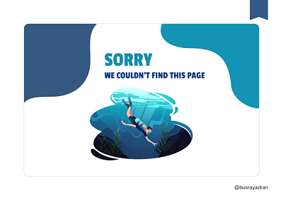 DailyUI #8 - 404 Page 404page app dailyui design illustration ui userınterface ux web webdesign