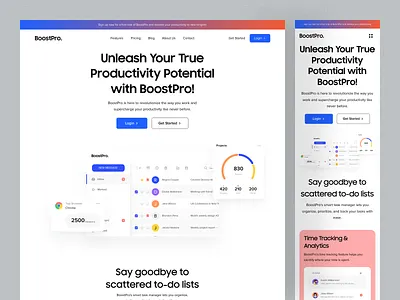 Task management website design clean color dashboard design discover interface landing page management mobile ui product design productivity saas task ui uiux ux uxui web app web design website