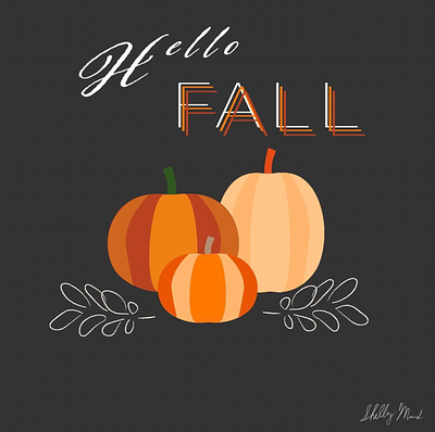 Hello Fall Graphic ai art design graphic design illustration