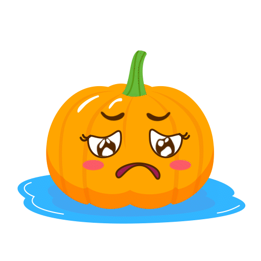 pumpkin animation animation halloween pumpkin sticker set