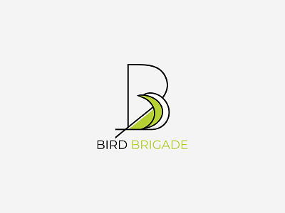 Bird Brigade Logo Design bird logo branding creative logo custom logo graphic design letter logo