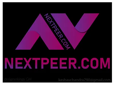 Nextpeer Brand Identity logo design For AI .com 3d abstract advertising agency animation art artist artwork blue branding business logo design graphic graphic design illustration logo motion graphics nextpeer ui