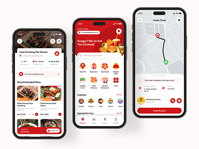 Fudies - Food Delivery Apps app delivery delivery app design food mobile store ui ux