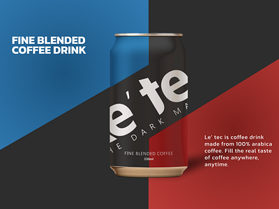 Le' tec Coffee Drink Web Design ui web design